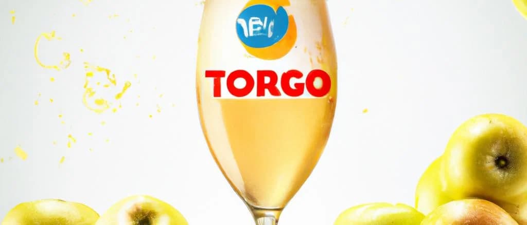 Variety of Apple Schorle beverages in diverse packaging against a natural background