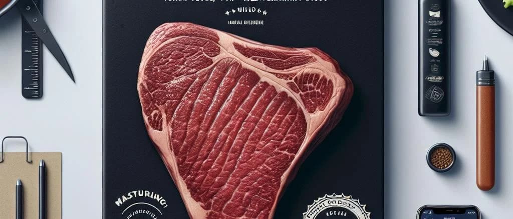 Beef flank steak variations with professional packaging on butcher paper backdrop