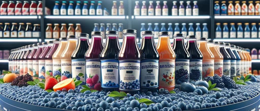 blueberry_juice_bottles_variety_on_wooden_table