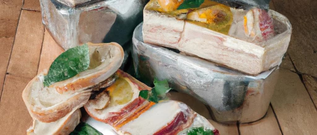 Assorted Boar Terrine cans with varied labels and background settings