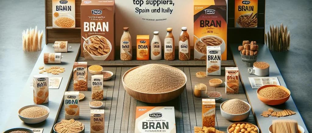 Assortment of bran products with varied packaging options