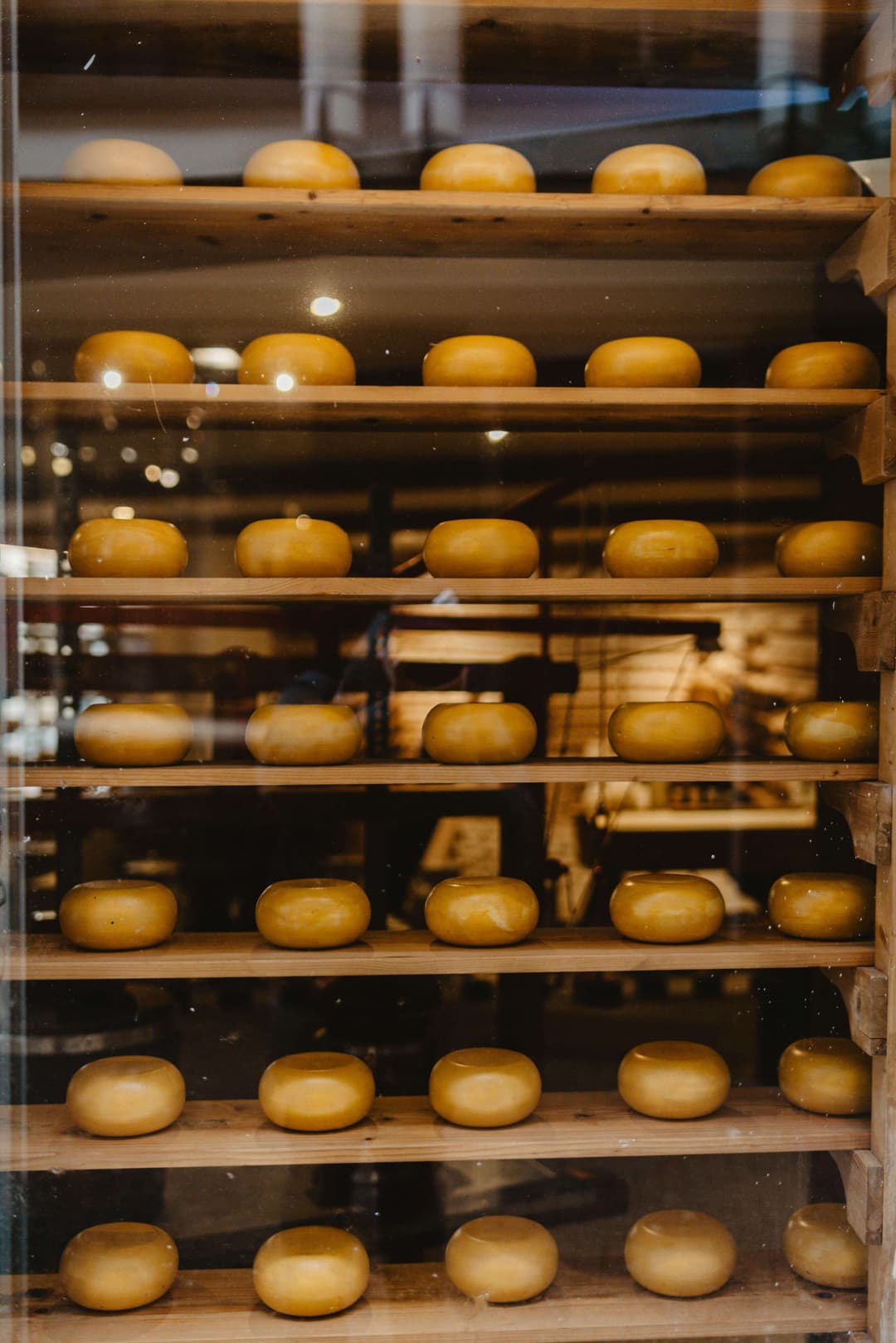 Bread on Shelves in Bakery