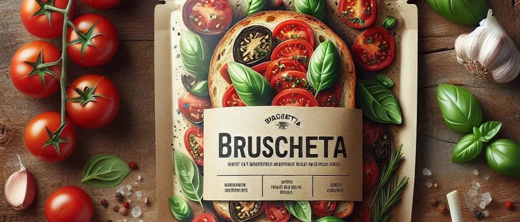 various bruschetta toppings with different breads