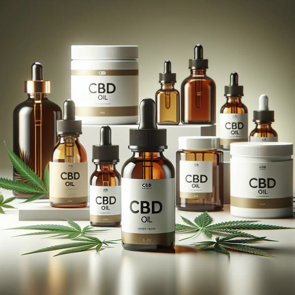 premium cbd oil bottles in wholesale packaging with variations for private label and bulk sourcing