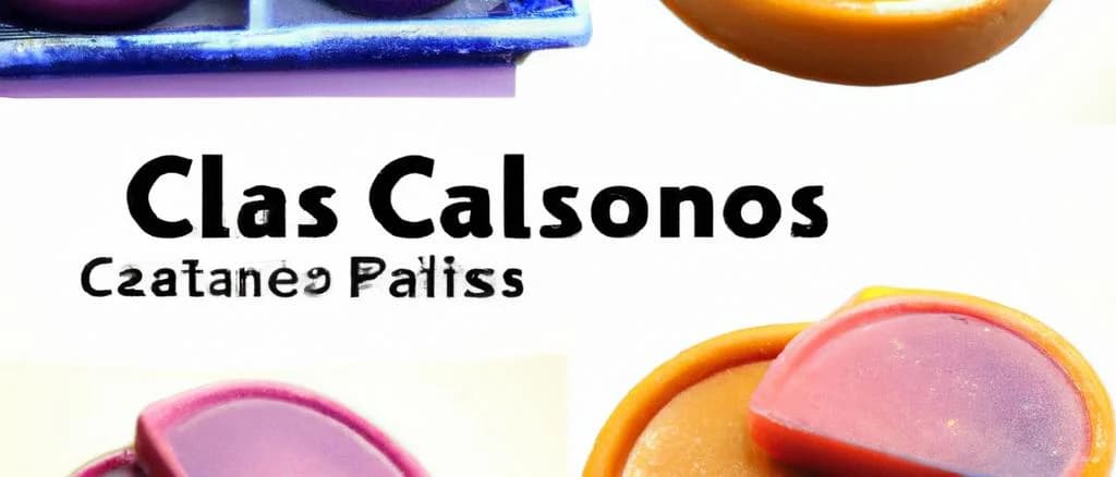 Assorted Calissons with various packaging options on a rustic wooden table