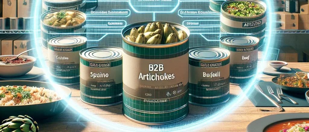 Variety of canned artichokes displayed on kitchen counter