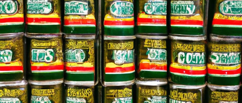 canned chards variations with vibrant packaging and various backgrounds