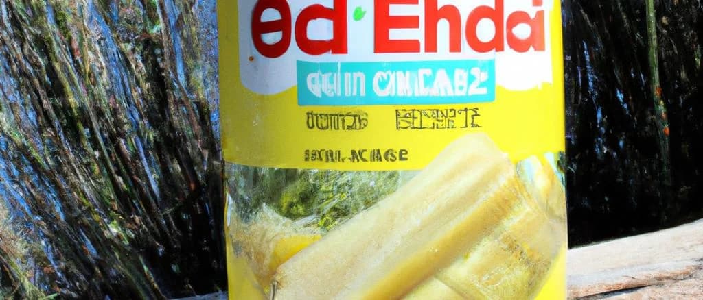 fresh canned endive variations with different packaging options on a wooden table