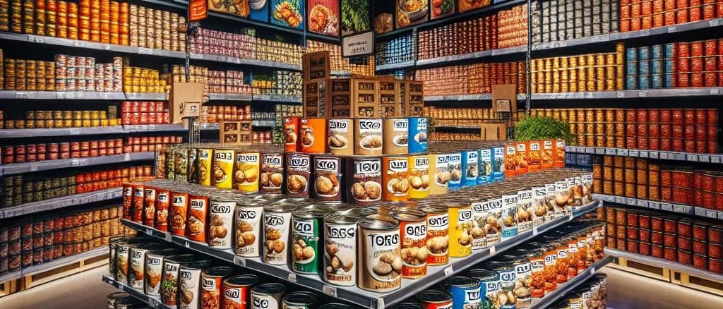 Canned Mushrooms image