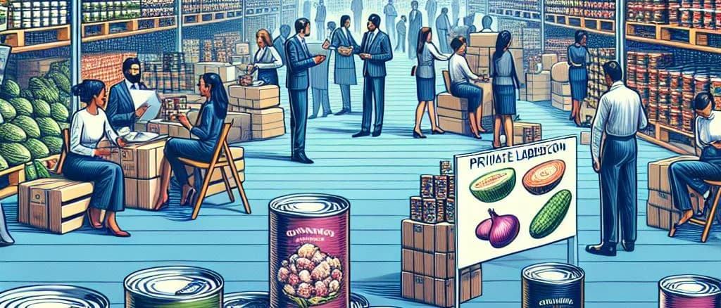 variety of canned onion products in different packaging designs