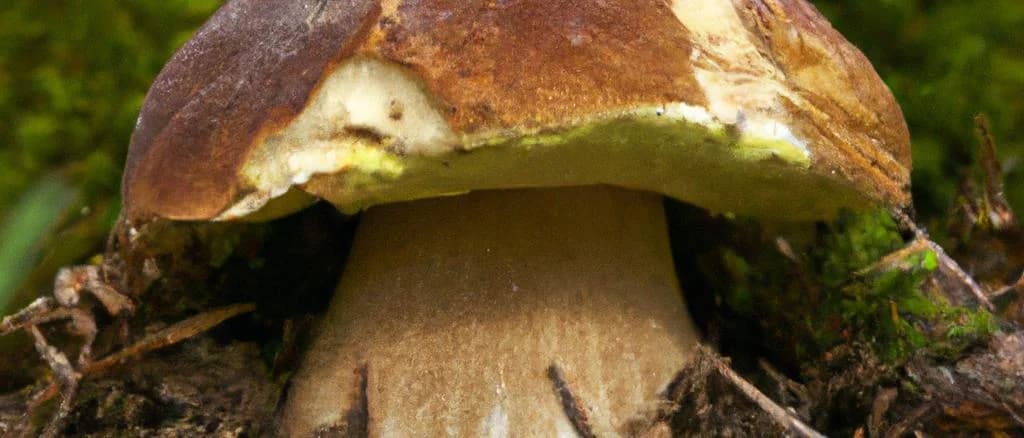Assortment of Cep Mushrooms in various packaging options on a rustic wooden background