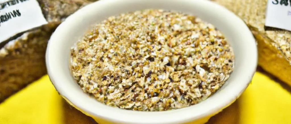 variety of cereal germ products in sustainable packaging on wooden background