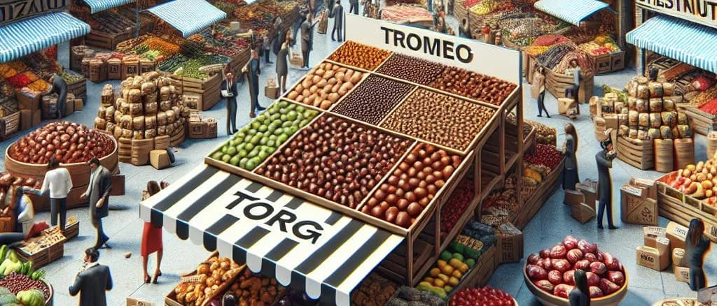 various chestnut varieties with sustainable packaging