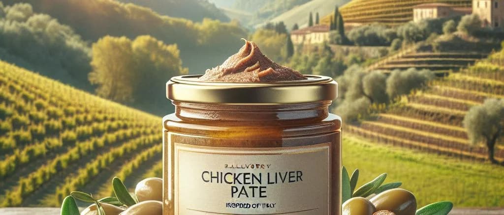 Various packaging of chicken liver with different background settings