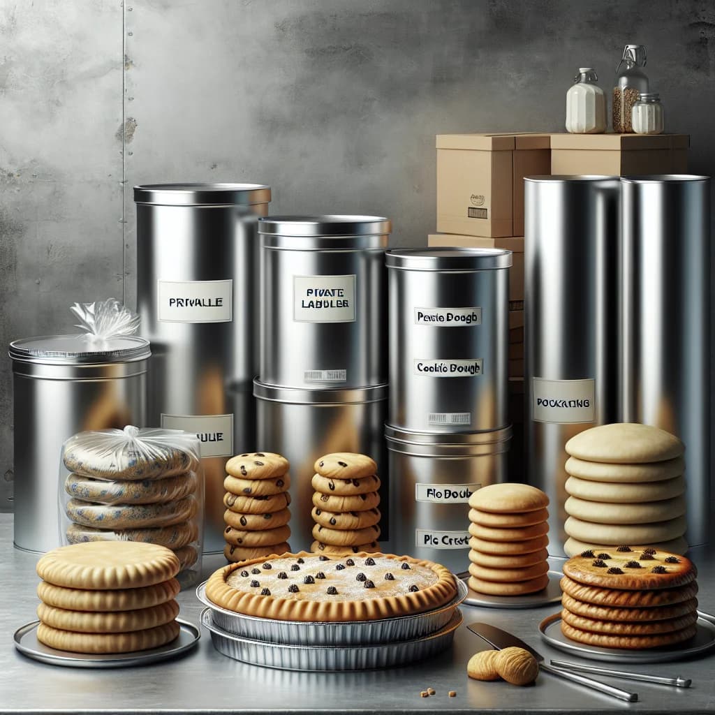 chilled dough packaging in various forms for bulk and private label wholesale