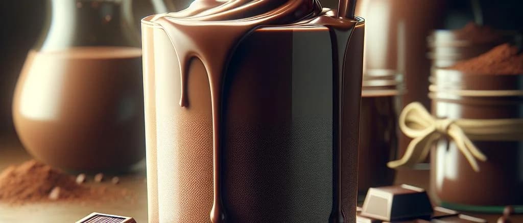 Assortment of chocolate drink products with diverse packaging and flavors