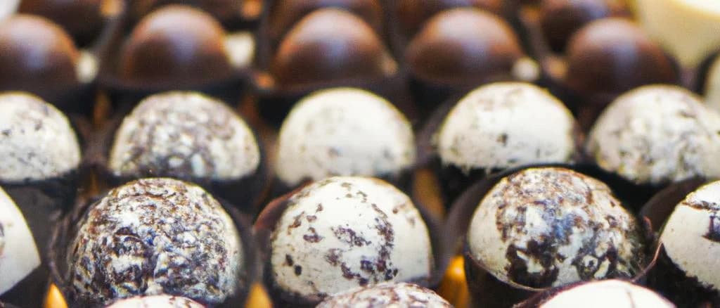 assorted chocolate junkets with different packaging on a clean background