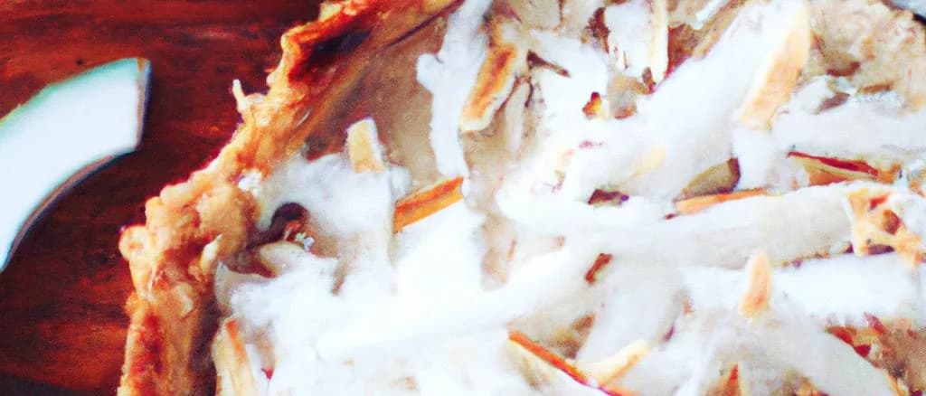 Assorted coconut pies in various packaging on neutral background