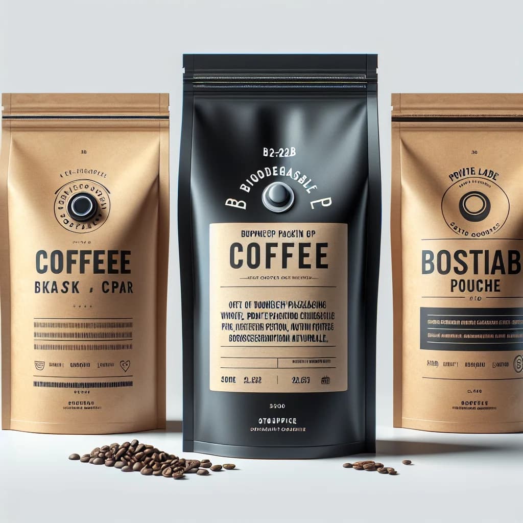 Various coffee bags in different designs and packaging styles, suitable for wholesale, private label, and B2B buyers