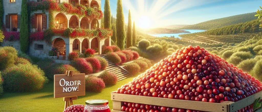 variety of cranberry product variations against a neutral background