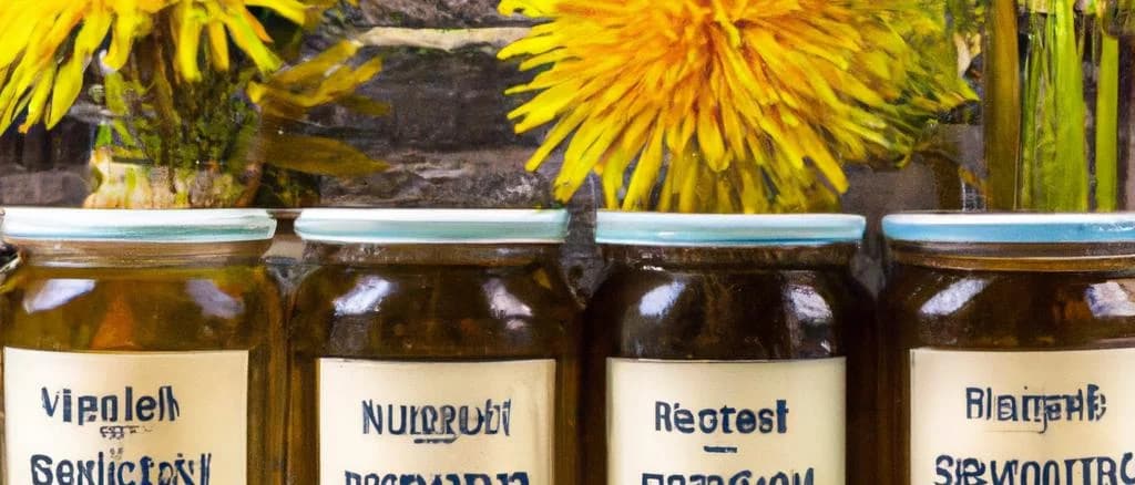 organic-dandelion-honey-jars