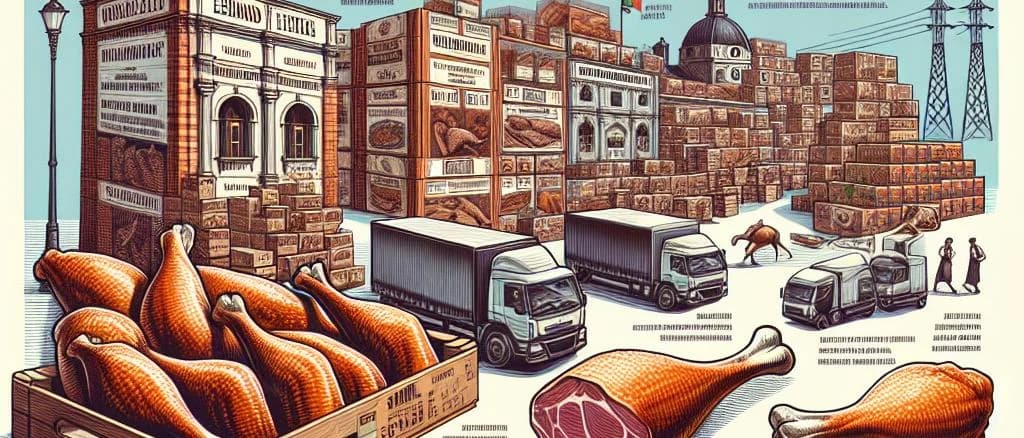 assorted duck leg variations with customized packaging