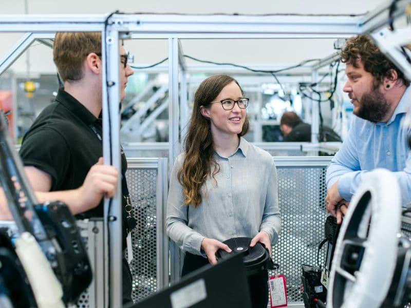 Engineers in Workshop