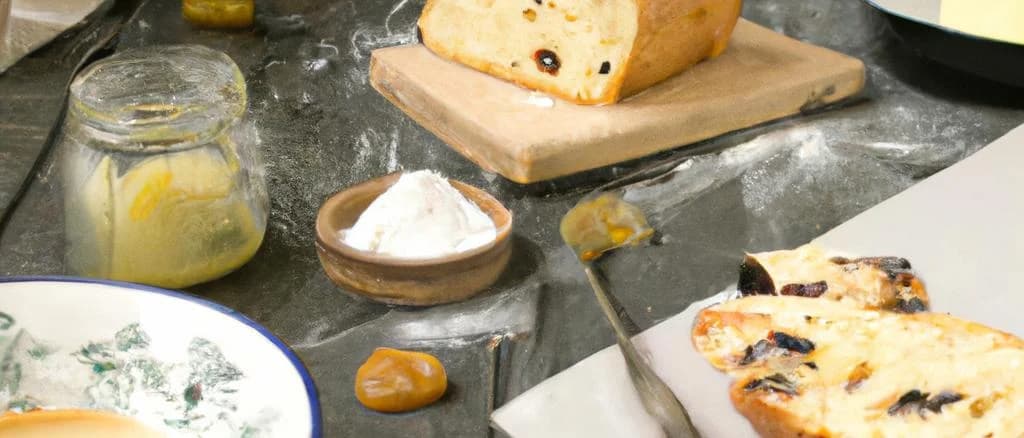 Far Bretons with various packaging on wooden background