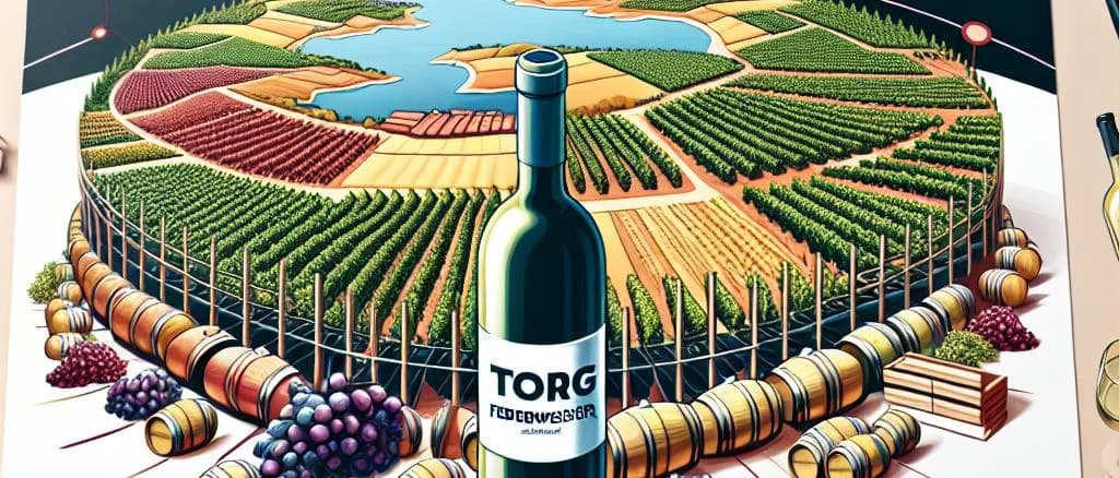 federweisser green and clear bottles with vineyards in the background