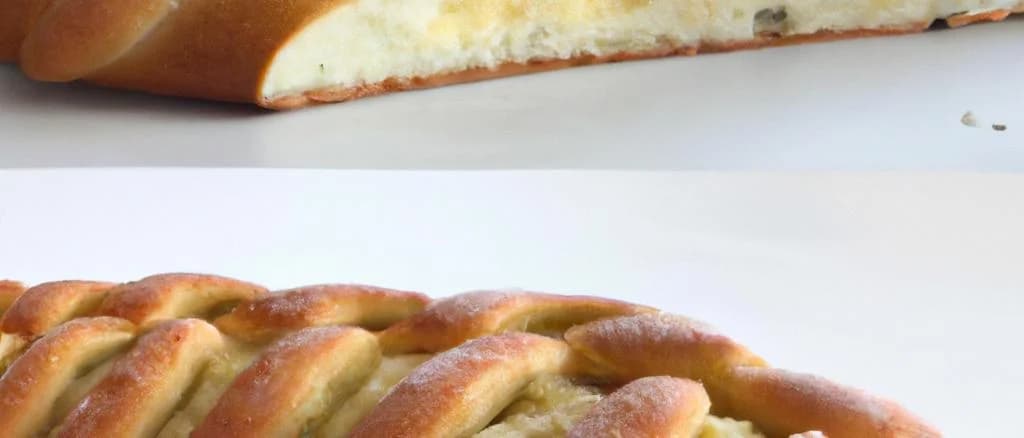 Artisan filled fougasse varieties with customizable ingredients on a rustic wooden background