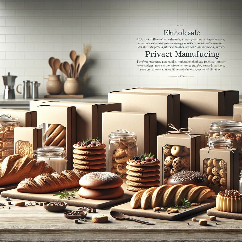 fine baked goods assortment in premium packaging for wholesale and private label sourcing