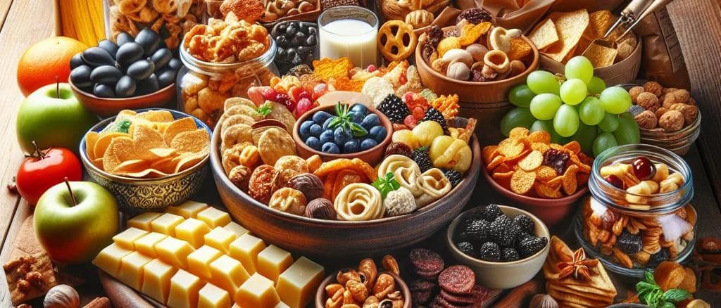 premium fine food products in elegant packaging on wooden table with varied backgrounds