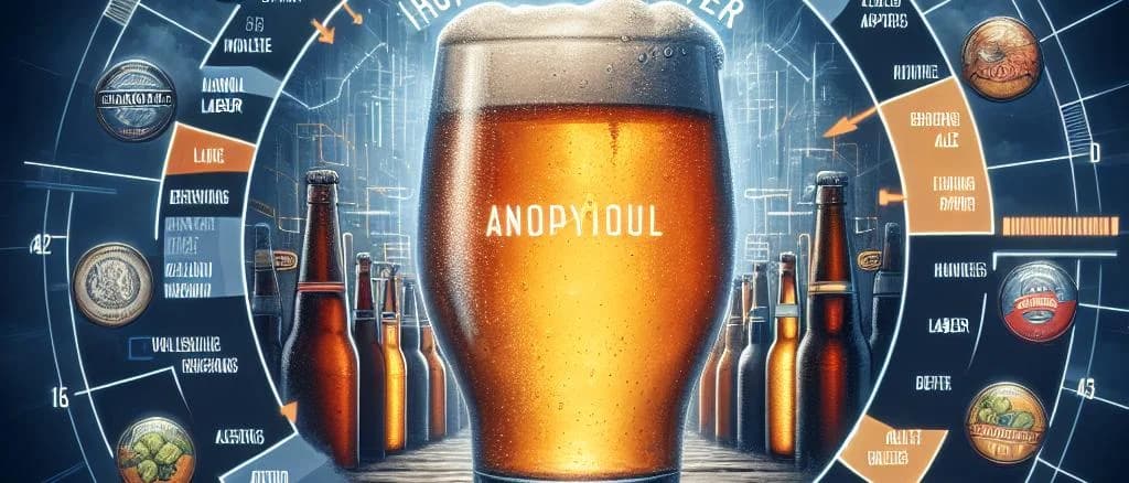 variety of French beer bottles with different packaging styles