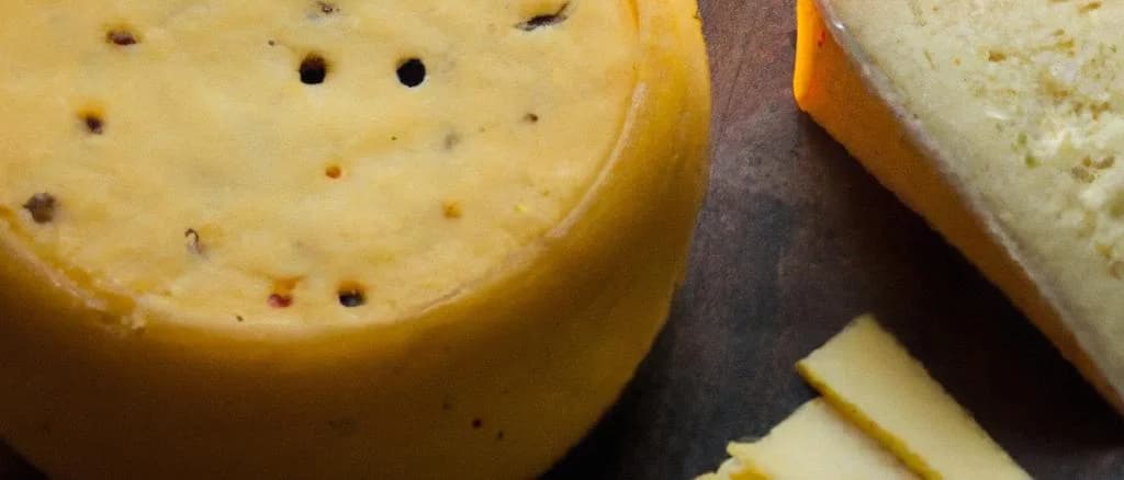 French Emmentaler cheese displayed in different packaging options with an elegant background