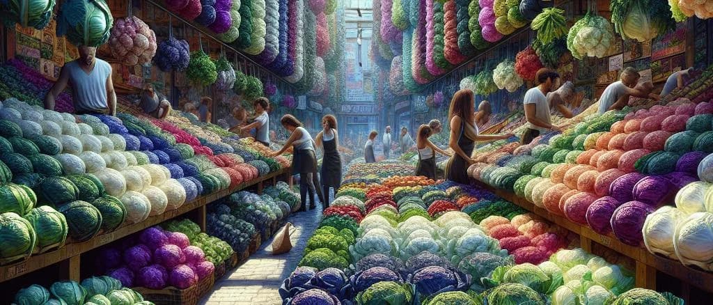 Fresh Cabbages image