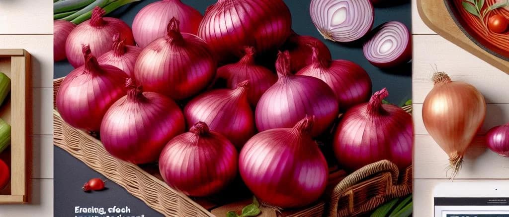 Fresh Red Onions image