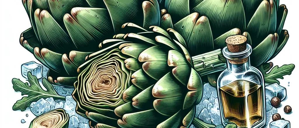 Frozen artichokes in various packaging options on a white background