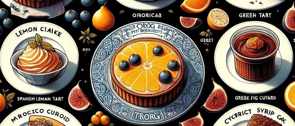 assorted fruit desserts with various presentation styles