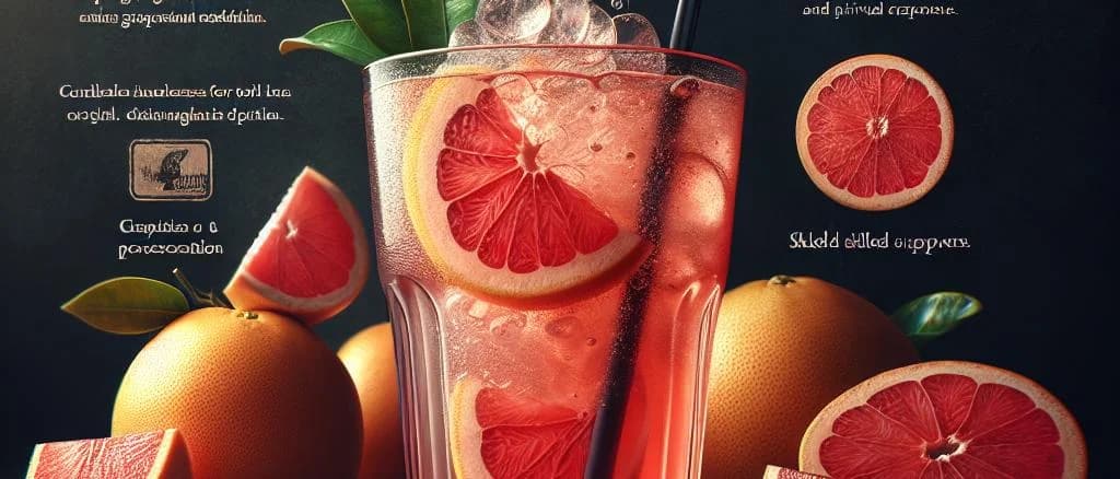 Assorted grapefruit varieties on different backgrounds and packaging