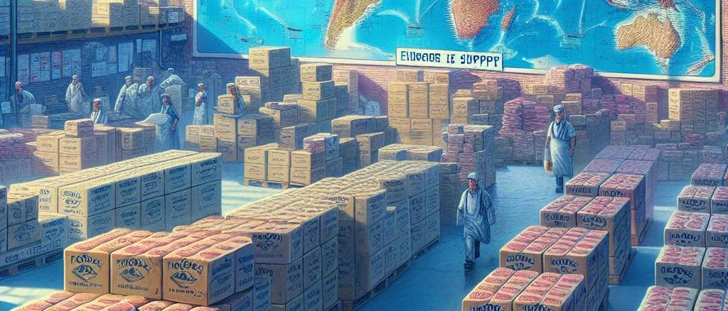 assorted gourmet hamburger variations with diverse packaging