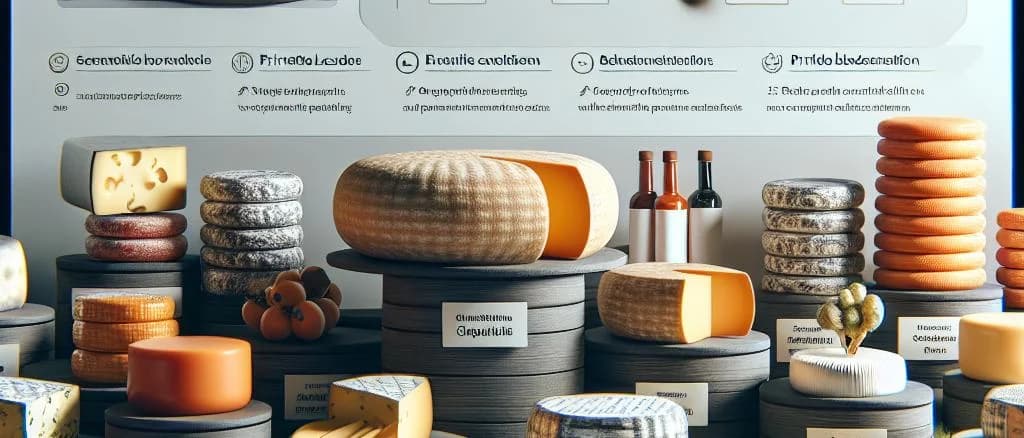 Assorted head cheese varieties displayed on wooden cutting boards