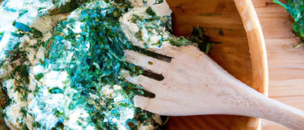 Premium herb quarks with diverse packaging options on a rustic wooden background