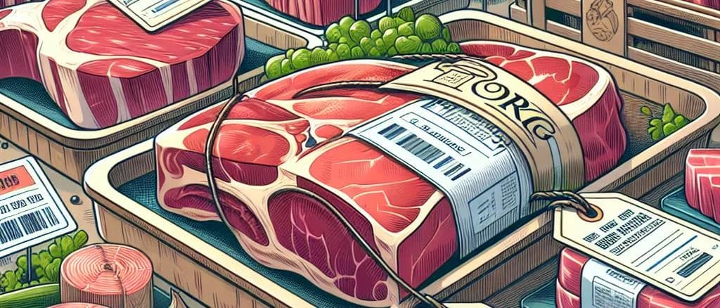 various horse steak cuts displayed with rustic wooden background