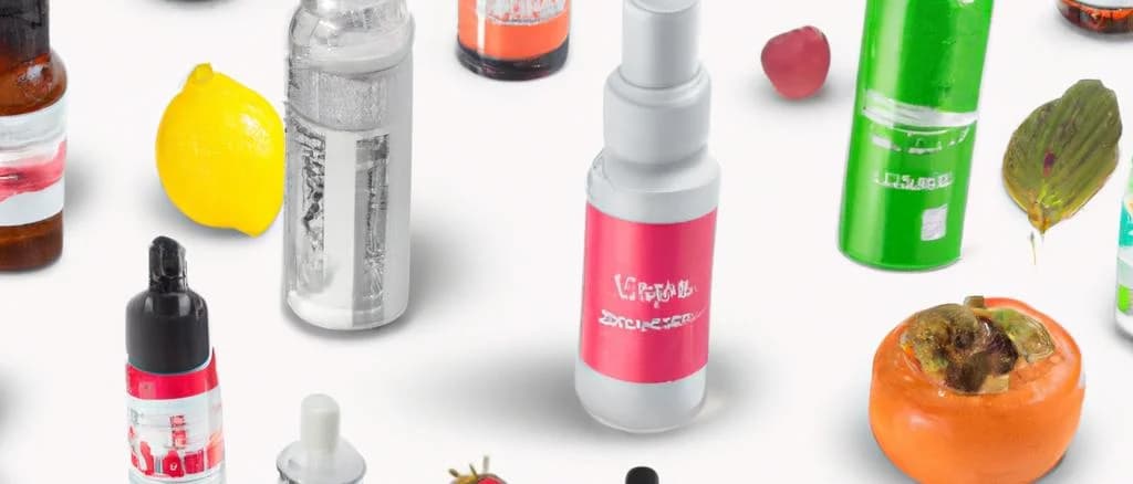 Assortment of hygiene products with varied packaging and designs