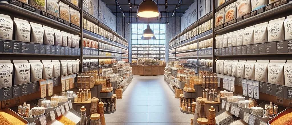 Various packaging of iodised salts displayed on a neutral background