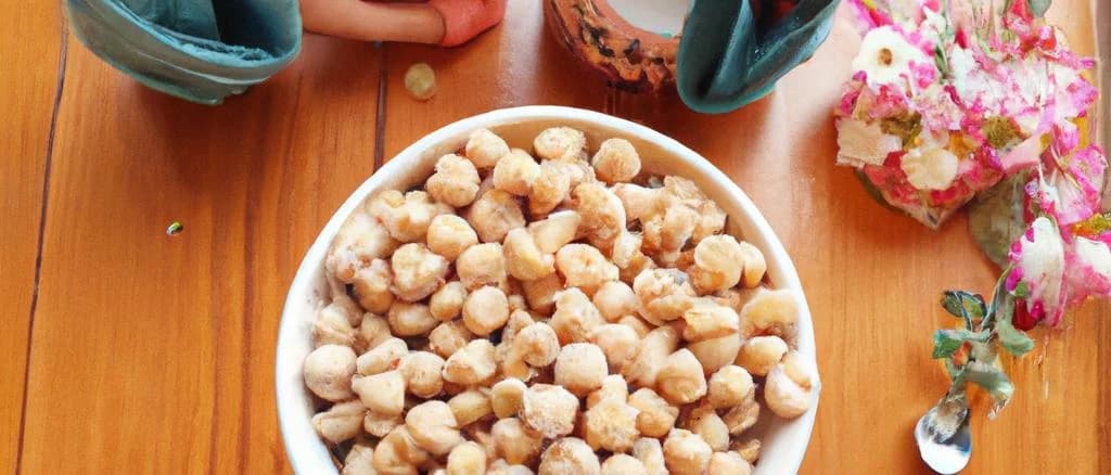 Varieties of Lechoso Chickpeas with packaging on neutral background