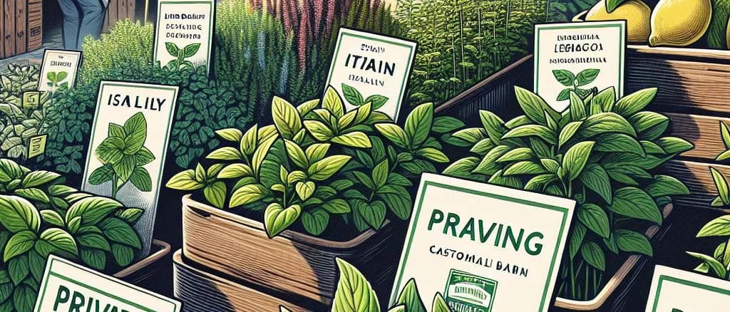 Various lemon balm product variations with natural packaging