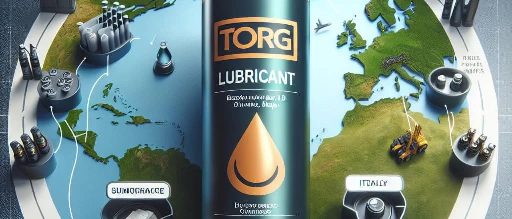 Three variations of industrial lubricant containers, showcasing diverse packaging and design