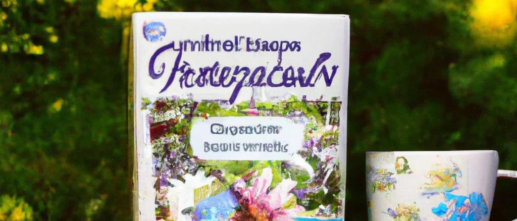 Marsh-Mallow Tea in various packaging options on a wooden table