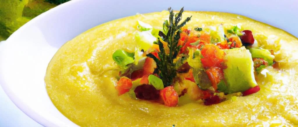 mashed vegetable product variations on a wooden kitchen surface